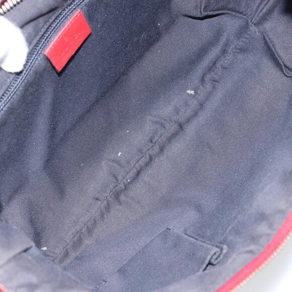 Authentic GUCCI GG Crystal Shoulder Bag Coated Canvas Navy Gold 181092 - Picture 3 of 16